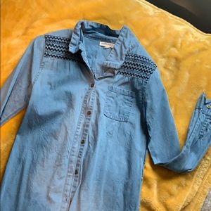 Denim Wallflower girl dress